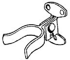 1 3/8 Flat Back Fork Latch